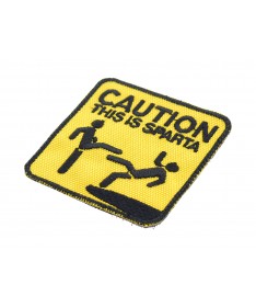 Caution: This is Sparta Patch + Sticker – PatchPanel