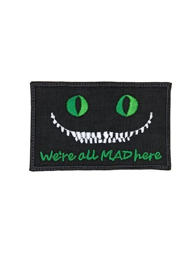 PJ - We Are All Mad Here patch - LA PATCHERIA main front