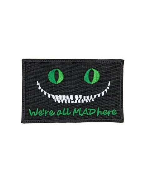 PJ - We Are All Mad Here patch - LA PATCHERIA main front