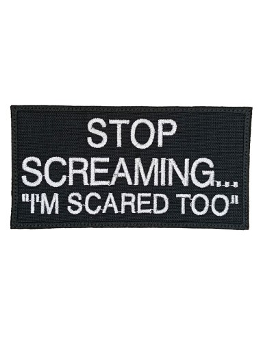 LA PATCHERIA: PJ Stop Screaming Nero