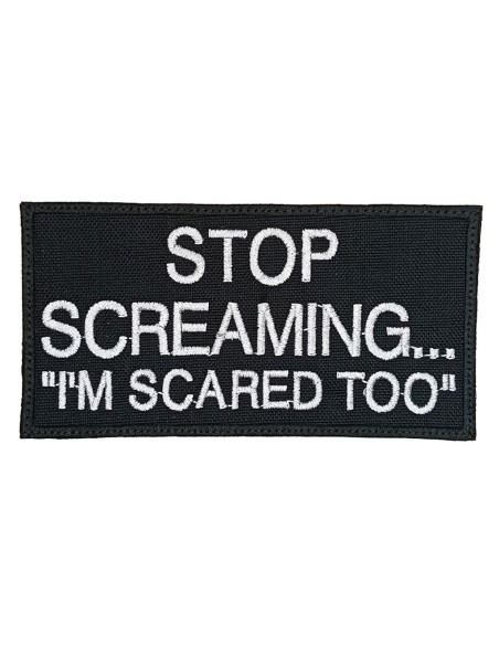 LA PATCHERIA: PJ Stop Screaming Nero