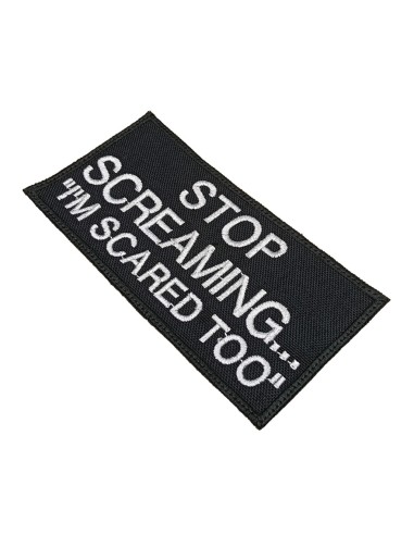 LA PATCHERIA: PJ Stop Screaming Nero