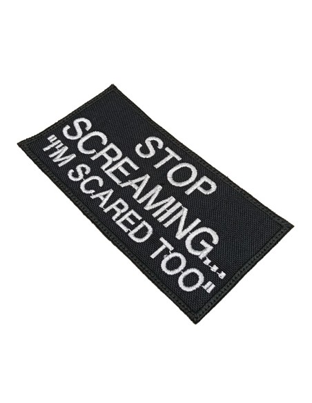 LA PATCHERIA: PJ Stop Screaming Nero