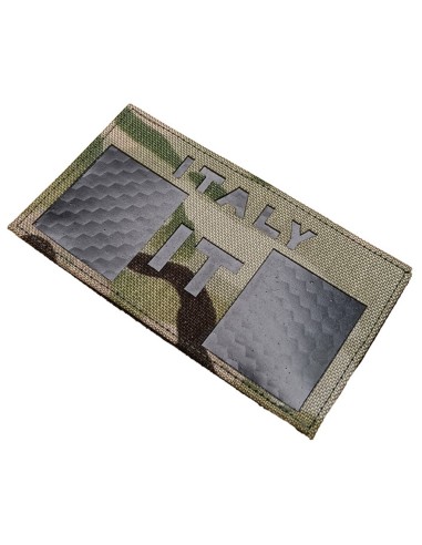 Bandiera IT Italy Taglio Laser IR MultiCam side