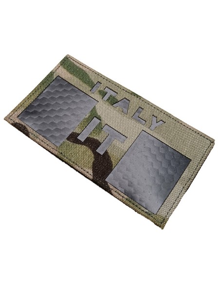 Bandiera IT Italy Taglio Laser IR MultiCam side