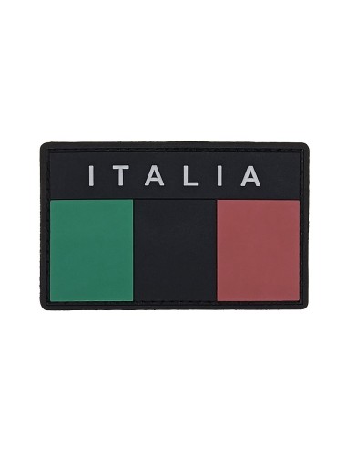 Bandiera Italia Low Vis Black PVC frontale