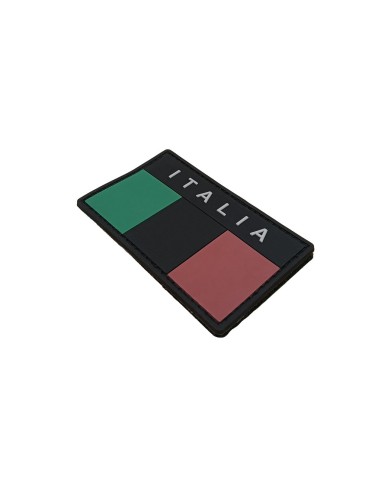Bandiera Italia Low Vis Black PVC laterale