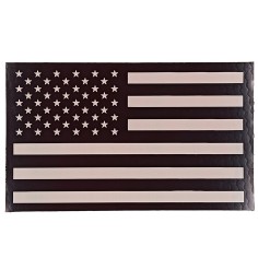 Bandiera USA Grande Stampata IR Tan fronte