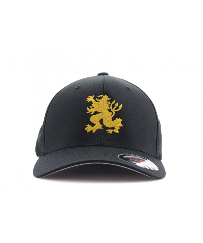 Flexfit® brand Cappello embroidered "Devgru Gold Lion" Black Cap ricamato 